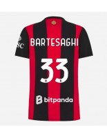 AC Milan Davide Bartesaghi #33 Domácí Dres pro Dámské 2026-27 Krátký Rukáv